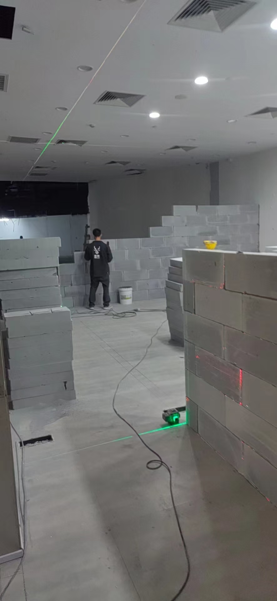 轻质砖隔墙材料展示